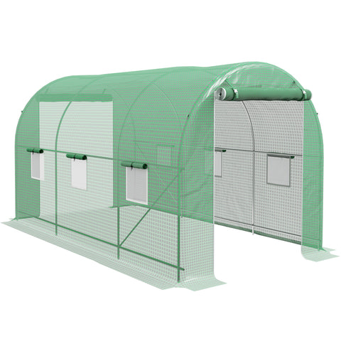 Rootz Garden Tunnel Greenhouse - Plant Protector - Outdoor Greenhouse - UV Resistant - 4m x 2m x 2.05m