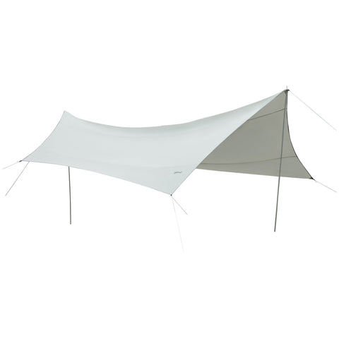 Rootz Rain Cover Awning - Camping Tarpaulin - Waterproof Sheet - UV-Resistant - 5.55L x 5.5W m - Lightweight & Easy to Transport