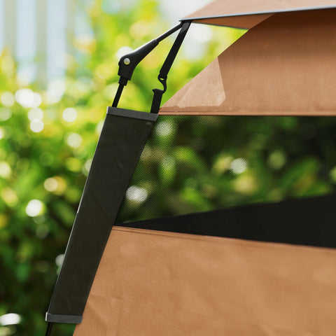 Rootz Pet Tent - Dog Tent - Foldable - Weather-Resistant Dog House - Portable & Easy to Assemble - 120cm x 120cm x 106cm