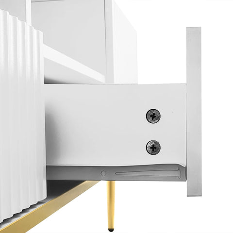 Rootz Modern TV Cabinet - Media Console - Entertainment Unit - Luxurious Design - 165cm x 36cm x 55cm