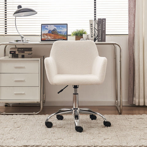 Rootz Swivel Leisure Chair - Office Chair - Dressing Room Seat - Cloud-like Comfort - 55.8L x 55.1W x 83.8H cm