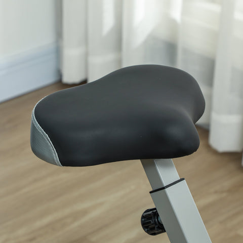 Rootz Folding Exercise Bike - Quiet Magnetic Bike - Indoor Cycling - 8 Resistance Levels - Adjustable Seat - 97x43x110cm