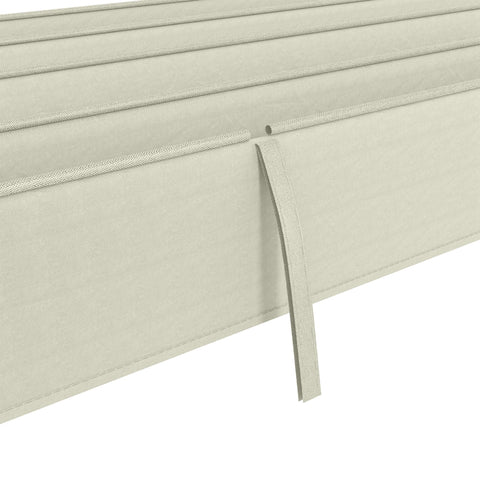 Rootz Replacement Roof for Garden Pavilion - Pergola Roof - UV Protective Cover - Easy Assembly - 286cm x 245cm