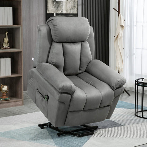 Rootz TV Armchair with Stand-Up Aid - Recliner Chair - Lift Chair - Ultimate Relaxation - Adjustable Recline - Easy Assembly - 93cm x 96cm x 105cm