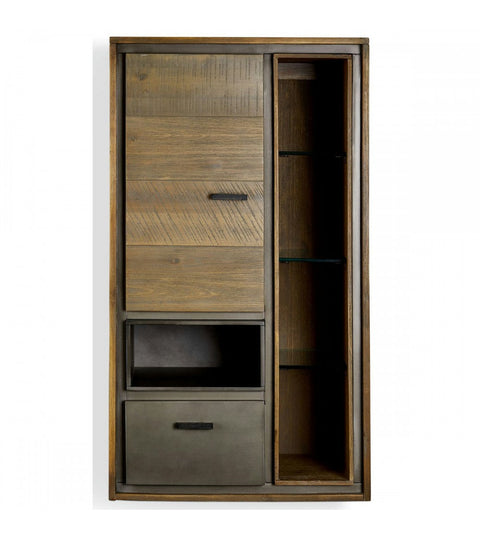 Rootz Wall Box - Storage Cabinet - Organizer Unit - Ample Capacity - Durable Design - Secure Locking - 55cm x 35cm x 100cm