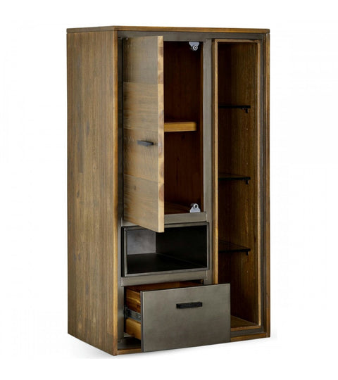 Rootz Wall Box - Storage Cabinet - Organizer Unit - Ample Capacity - Durable Design - Secure Locking - 55cm x 35cm x 100cm