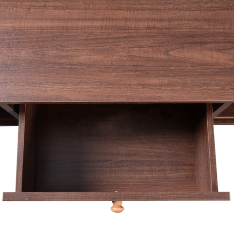 Rootz Rattan Coffee Table - Rustic Table - Country Style - Ample Storage - 110L x 55W x 38.5H cm