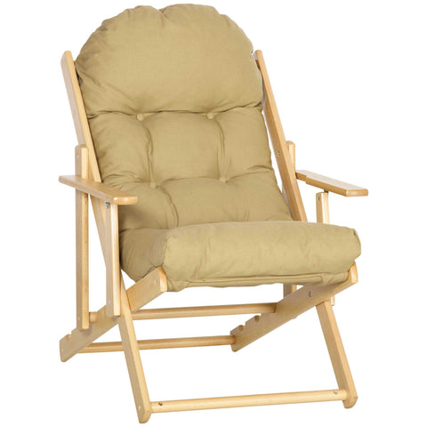 Rootz Accent Chair - Relax Chair - Upholstered Armchair - Adjustable Comfort - 71x89x96 cm - Foldable Design