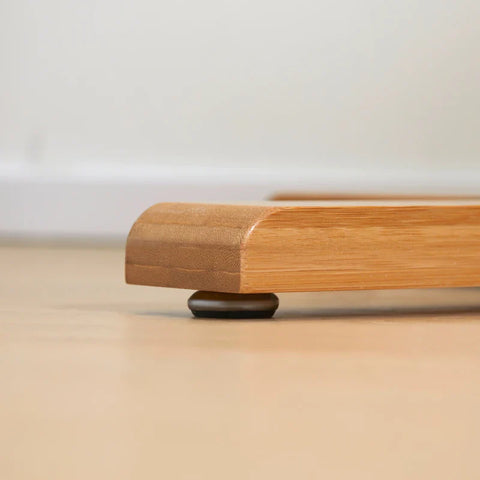 Rootz Kapstok - Hoedenstandaard - Kledingrek - 8 Haken - Bamboe - Naturel - 49,5 cm x 49,5 cm x 178 cm