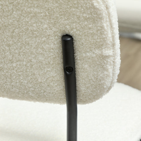 Rootz 4 Set Dining Room Chairs - Dining Seats - Eating Chairs - Optimal Comfort - Velvet Fabric - 47cm x 49cm x 85cm