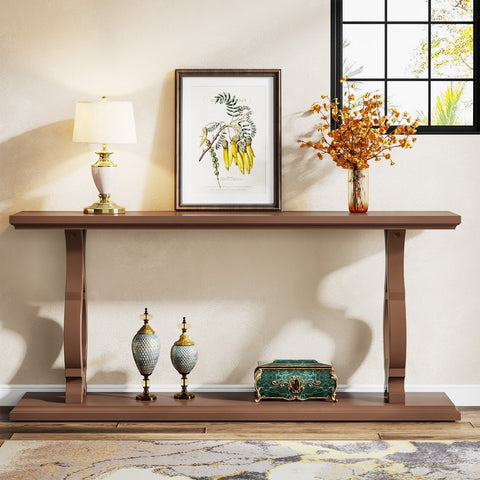 Rootz Console Table - Side Table - Entryway Table - Eco-friendly & Scratch-resistant - 30cm D x 160cm W x 80cm H