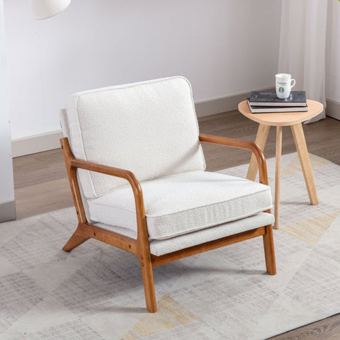 Rootz Modern Armchair - Accent Chair - Cozy Seating - Unparalleled Comfort - 65cm x 80cm x 76cm