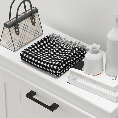 Rootz Shoe Cabinet - 3 Folding Doors - Adjustable Shelves - Space-Saving Design - 54 x 24 x 117.5 cm - White