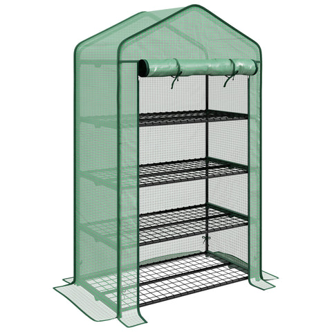 Rootz Garden Greenhouse - Balcony Shelf - Tomato Greenhouse - Protects Plants - 90L x 49B x 160H cm