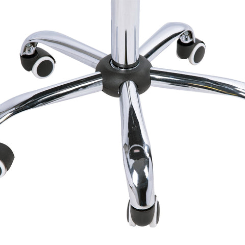 Rootz Office Chair - Swivel Chair - Ergonomic Chair - Height Adjustable - Ultimate Comfort - Durable and Sturdy - 52.5cm x 54cm x 84-99cm - White