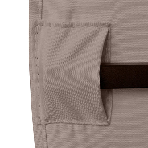 Rootz Gazebo Roof Replacement - Canopy Cover - Pavilion Top - Durable & Weather-Resistant - Water & UV Resistant - Easy Installation - L298 x W295 cm - Polyester Fabric