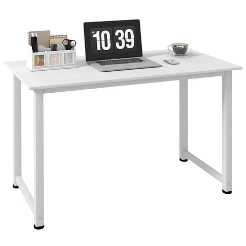 Rootz Computer Table - Dining Table - Versatile Work Surface - Sturdy Metal Frame - 120L x 60B x 76H cm