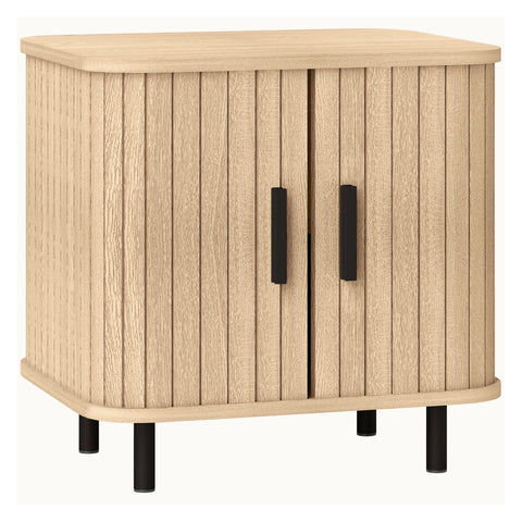 Rootz Bedside Side Table - Nightstand - End Table - Space-Saving Design - 48 x 40 x 48 cm