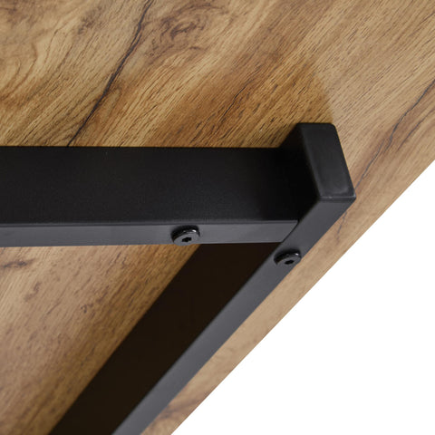 Rootz Modern Kitchen Dining Table - Bistro Table - Unique Design Table - Stylish & Durable - 138.5cm x 80cm x 75cm