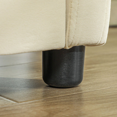 Rootz 2-in-1 Sofa Bed Frame - Convertible Sofa - Dual Mattress Bed - Velvet Comfort, Smooth Rollers - Sofa: 203L x 99B x 75H cm, Bed: 203L x 190.5B x 75H cm