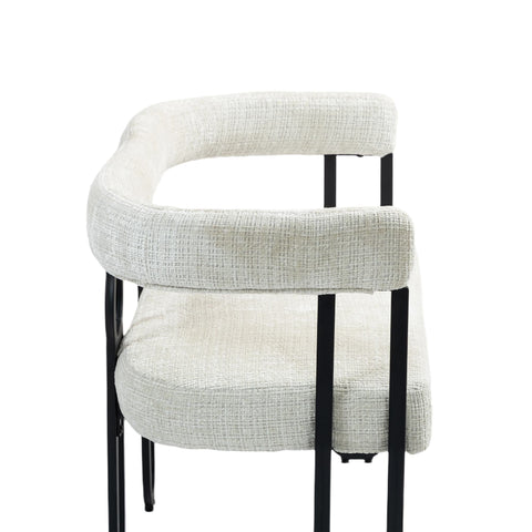 Rootz Double Sofa - Love Seat - Modern Couch - Chenille Fabric - 118cm x 53cm x 71cm - Ergonomic Comfort