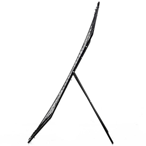 Rootz Baseball Rebounder Net - Soccer Rebound Net - Metal Frame - Weatherproof - Green Hit Zone - Lightweight - 123cm x 90cm x 174cm