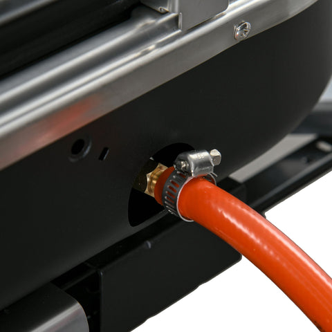 Rootz Portable Gas Grill - Foldable BBQ - Garden Grill - Compact & Easy Cleaning - 66cm x 34.5cm x 37cm