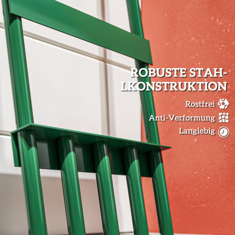 Rootz Manual Lawn Aerifier - Lawn Scarifier - Garden Aeration Tool - Promotes Lawn Health - 30cm Wide - Green