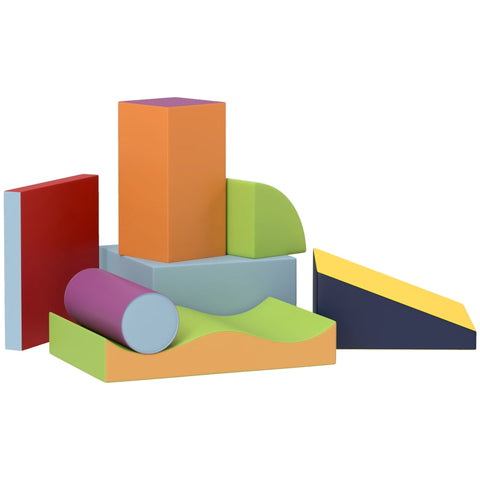 Rootz Soft Building Block Set - Foam Blocks - Interactive Toy - Stimulates Creativity - Multicolored - 40cm x 40cm x 20cm