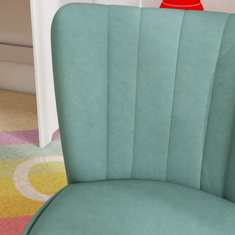 Rootz Kids Armchair - Children's Lounge Chair - Mini Sofa - Velvety Soft Cover - Sturdy Wooden Frame - 44cm x 45cm x 56.5cm