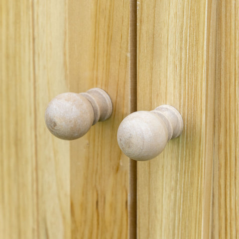 Rootz Garden Storage Cabinet - Garden Cabinet - Outdoor Storage - Rust-Resistant - 80x45x92 cm