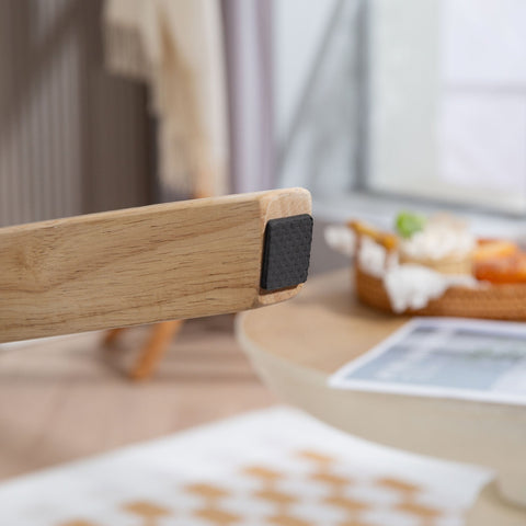 Rootz Upholstery Chair - Lounge Chair - Armchair - Luxurious Comfort with Foam Padding - White - 65cm x 80cm x 83cm