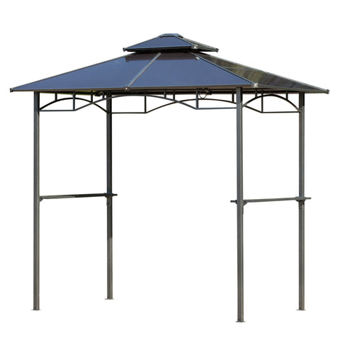 Rootz Garden Pavilion - Grill Cover - BBQ Shelter - All-Weather Protection - 240cm x 150cm x 245cm