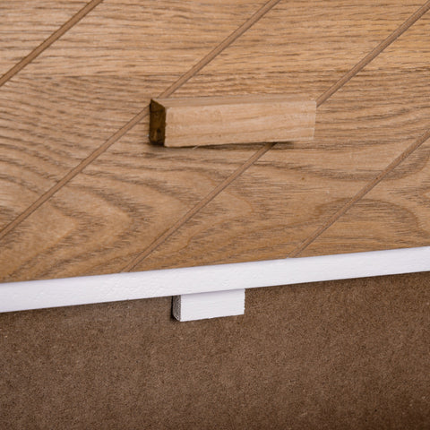 Rootz Bedside Night Table - Corridor Dressing Table - Wood Storage Nightstand - Durable & Stylish - 40 x 30 x 75 cm