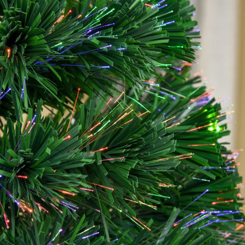 Rootz Artificial Christmas Tree with LED Lights - Holiday Tree - Festive Decor - Realistic Design - Vibrant LED Lights - Easy Setup - 120cm x 60cm - PVC and Metal