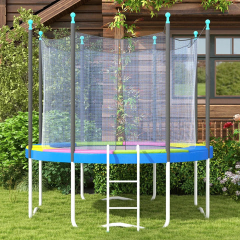 Rootz Vervangende Randafdekking Voor Trampolines - Trampoline Randvulling - Waterdicht - Scheurvast - Geel + Roze + Groen + Blauw - Ø244 x 30H cm