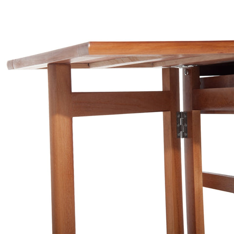 Rootz Serving Trolley - Rolling Kitchen Cart - Mobile Storage Unit - Foldable Work Surface - Easy-Care Ceramic Top - 91cm x 37cm x 75cm