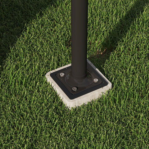 Rootz Umbrella Stand - Sun Umbrella Base - Floor Holder Parasols - Durable Metal Stability - 16.5 x 16.5 x 40 cm