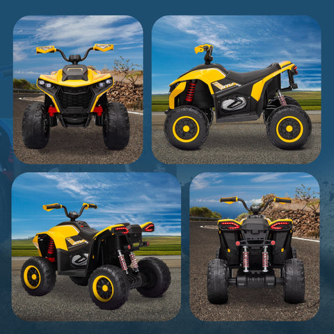 Rootz Elektro-Quad Ride-On Toy - Electric ATV - Kids Vehicle - 3-6 km/h Speed - LED & USB - 101cm x 69cm x 75cm