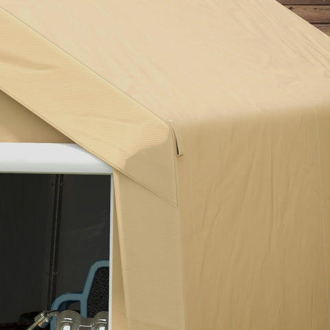 Rootz Portable Garden House Tent - Outdoor Warehouse - Storage Shelter - UV-Resistant - 210cm x 360cm x 235cm