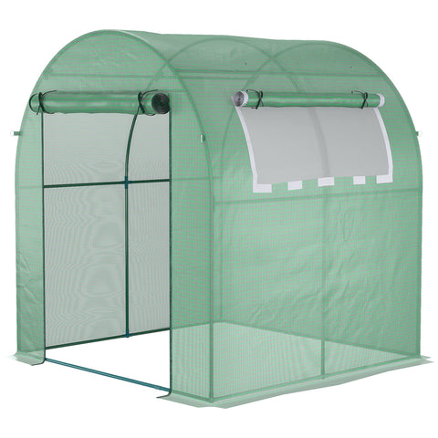 Rootz Portable Greenhouse - Plant House - Cold Frame - Extend Growing Season - 180cm x 180cm x 200cm