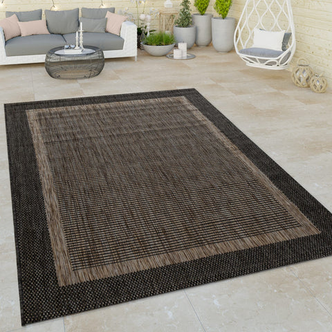 Flat-Weave Indoor Outdoor Rug – Durable Polypropylene – UV Resistant – Easy Clean