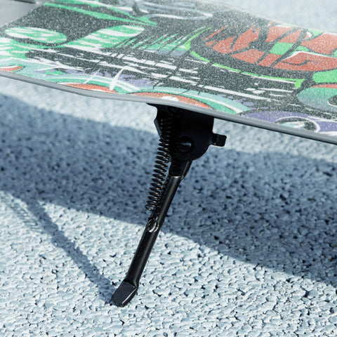 Rootz Adjustable Green Scooter - Kick Scooter - Folding Scooter - Rear Brake - 100kg Capacity - 94x38x88-103cm