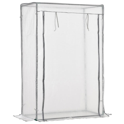 Rootz PE Grid Greenhouse - Winter Festival Foil - Plant Shelter - Steel Frame Strength - 101 x 50 x 150cm
