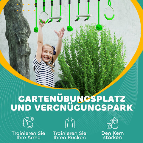 Rootz 3 Zipline Kits - Children's Cable Car Set - Adventure Kit - Strength & Coordination Boost - Fir Wood, Plastic - 1000L x 5B x 0.18T cm