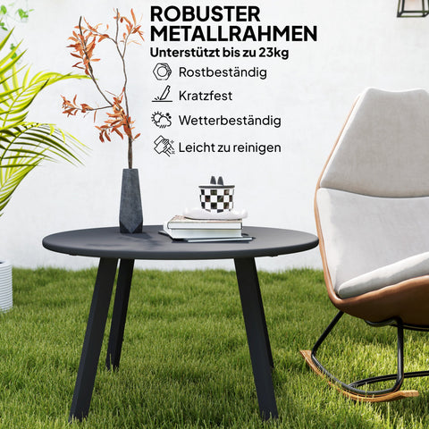 Rootz Side Table - Balcony Table - Coffee Table - Weatherproof & Durable - Ø70 x 42h cm