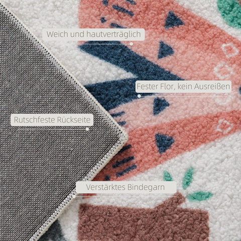 Rootz Carpet - Motorway Pattern - Soft Fleece Rug - Non-Slip Design - Easy to Care - 160cm x 120cm x 0.7cm