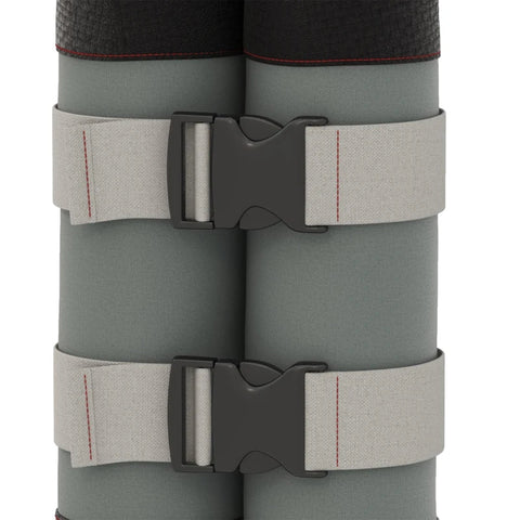 Rootz Gazebo - Gazebo Sandbags - Sandbags Set of 4 - Sand Free with Straps - Oxford Polyester - Weatherproof - Black - 20L x 10W x 43H cm