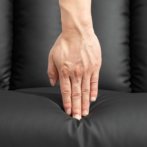 Rootz Electrical Up Armchair - TV Chair - Recliner Chair - Stand-Up Aid - Synthetic Leather - Black - 80cm x 94cm x 104cm