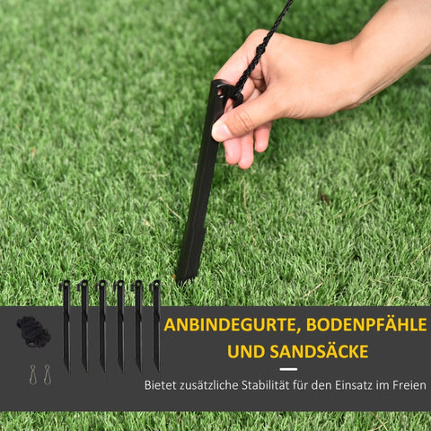 Rootz Inflatable Santa Claus - Christmas Decoration - LED Lights - Weatherproof Polyester - 240cm x 57cm x 112cm - Outdoor and Indoor Use